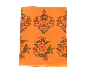 Tibetan Handmade Scarf with symbol prints.