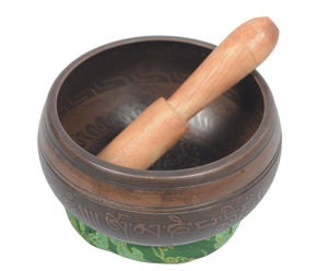 Special IEtching Buddha Crafted Singing Bowl.