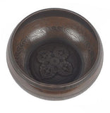 Carved Meditational Singing Bowl.