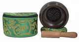 Singing Bowl With Engraved Mandalas.