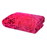 Comfortable, Warm & Soft Throw Blanket with Roses(size 180 cm x 200 cm)