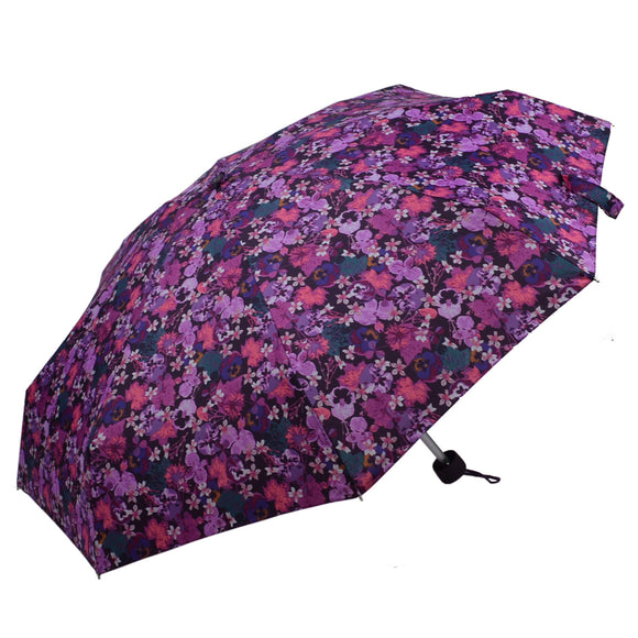 Ladies colorful floral Pattern Strong & Durable folding umbrella.