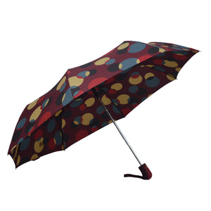 Womens colorful Bubble Pattern Strong & Durable Automatic Open folding umbrella