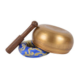 Singing Bowl With Special Etching & Ethnic Case.