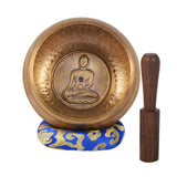 Hand Hammered Buddha Crafted Singing Bowl