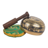 Tibetan Om Mani Padme Hum Symbol Singing Bowl