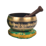 Tibetan Om Mani Padme Hum Symbol Singing Bowl