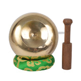 Tibetan Plain Singing Bowl With Bajra Crafted