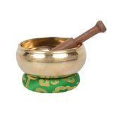 Tibetan Plain Singing Bowl With Bajra Crafted