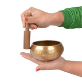 Buddha Eye  Crafted Singing Bowl.