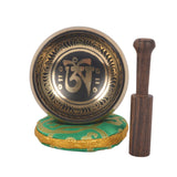 Tibetan Om Mani Padme Hum Symbol Singing Bowl