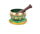 Tibetan Meditation Singing Bowl with Craved Om Mani Padme