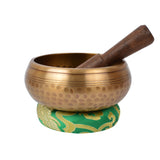 Hand Beaten Singing Bowl With Bajra Crafted.