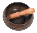 Meditation Singing Bowl With Special Etching.