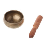 Buddhism Singing Bowl Nepal Brass Bowl Handmade Tibetan Bell Yoga Copper Chakra  8cm