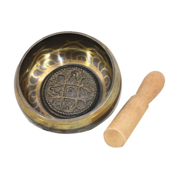 Yoga Tibetan Singing Bowl Himalayan Hand Hammered Chakra Meditation Religion Belief Buddhist supplies Home Decoration Crafts