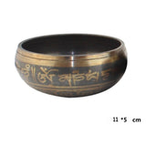 bowls Copper Buddha Sound Bowl Alms Bowl Yoga Chinese Tibetan Meditation Singing Bowl With Hand Stick Metal Crafts