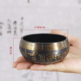 Tibetan Bowl Singing Bowl Decorative-wall-dishes Home Decoration Decorative Wall Dishes Tibetan Singing Bowl 1PC