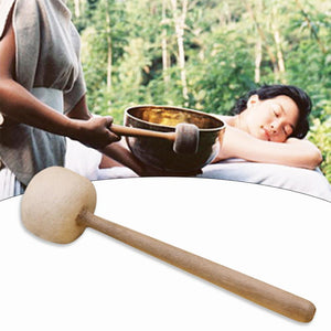 Singing Bowl Wooden Mallet Tibetan Buddhism Hand Hammered Yoga Copper Chakra Meditation Religion Belief Buddhist Supplies