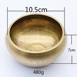 Tibetan Meditation Handmade Singing Bowl Tibetan Buddhist Brass Singing Bowl Sounds Bell For Yoga Healing Spiritual Gifts GU26