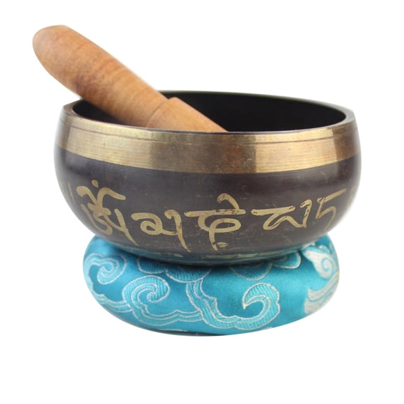 Home Decor Tibetan Bowl Sound Plate Ornaments Buddha Nepal Yoga Healing Meditation Therapy Buddha Singing Bowl Decorations H1