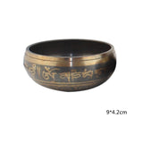 Home Decor Tibetan Bowl Sound Plate Ornaments Buddha Nepal Yoga Healing Meditation Therapy Buddha Singing Bowl Decorations H1